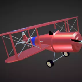 Vintage Airplane 3d model