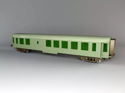 Passenger Train Vehicle 3d model Passenger Train Vehicle 3d model