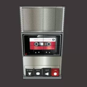 Old Recorder Device 3d model