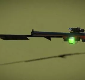 Old West Gun Weapon 3d model
