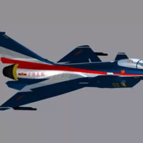 Chinese J-10b Fighter Jet 3d model