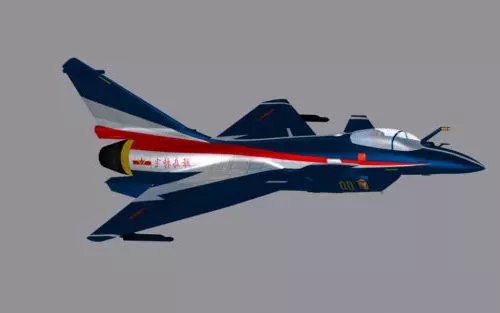 Chinese J-10b Fighter Jet 3d model Chinese J-10b Fighter Jet 3d model
