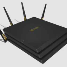 Router Wifi Plash Speed 3d model