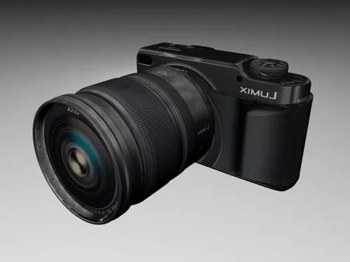 Panasonic Camera Lumix Dmc-l10 3d model Panasonic Camera Lumix Dmc-l10 3d model