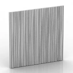 Wall Curtain decor 3d model Wall Curtain decor 3d model