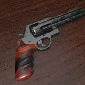 Perfect Revolver Gun 3d model