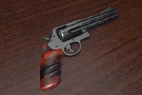 Police Revolver 3d model