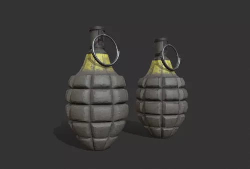 Timer Tnt With Clock Bomb Weapon 3d model
