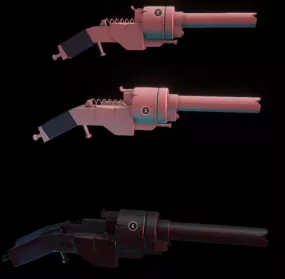 Pistol Hp Gun 3d model