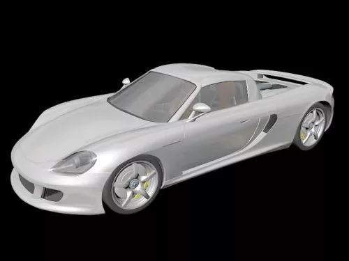 Porsche Carrera Gt Car V1 3d model Porsche Carrera Gt Car V1 3d model