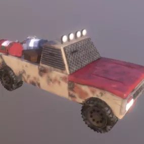 Old Apocalypse Car 3d model