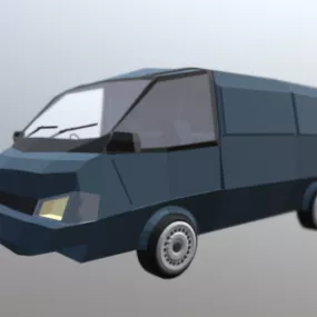 Pregio Lowpoly Car 3d model