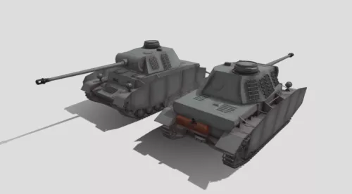 Pz Tank Concept Design 3d model Pz Tank Concept Design 3d model