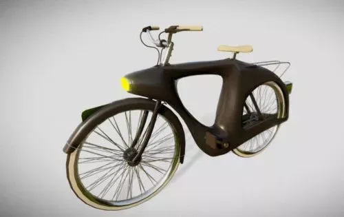 Yamaha Touring Motorcycle 3d model