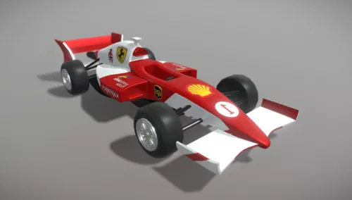 F1 Ferrari Racing Car V1 3d model F1 Ferrari Racing Car V1 3d model