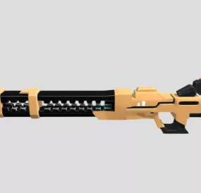 Railgun 3d model