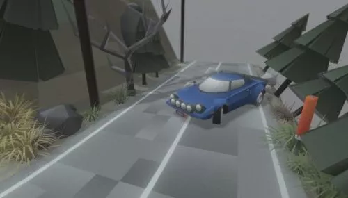 Lowpoly Rally Lancia Car 3d model Lowpoly Rally Lancia Car 3d model