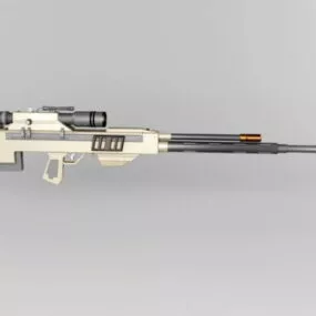 Military Ramjet Rifle 3d model