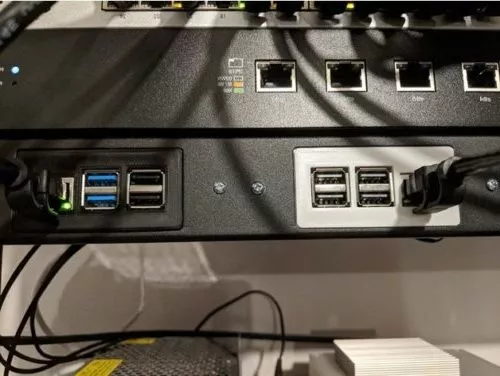 Raspberry Pi Rack Mount Printable 3d model Raspberry Pi Rack Mount Printable 3d model