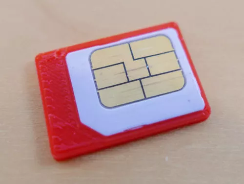 Micro Sim Tray 3d model Micro Sim Tray 3d model