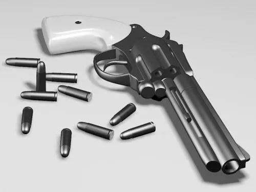 Revolver Colt 3d model