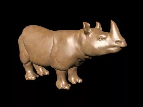 Animated Rhinoceros Rigged 3d model