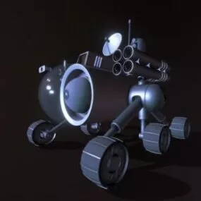 Sci-fi Mars Rover 3d model