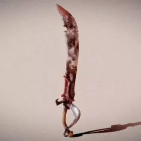 Rusty Scavengers Sword 3d model