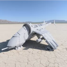Scavenger Mk1 Aircraft 3d model