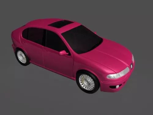 Mini Leon Car 3d model Mini Leon Car 3d model