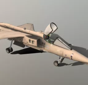 Sepecat Jaguar Attack Aircraft 3d model