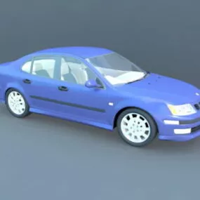 Saab 93 Viggen Car 3d model