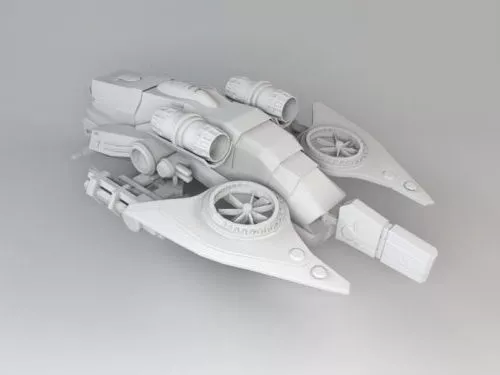 Scifi Portal Scene 3d model