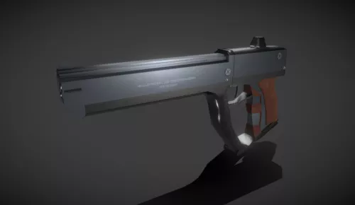 Halo Gaming Handgun 3d model