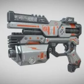 Sci-fi Pistol Gun V1 3d model