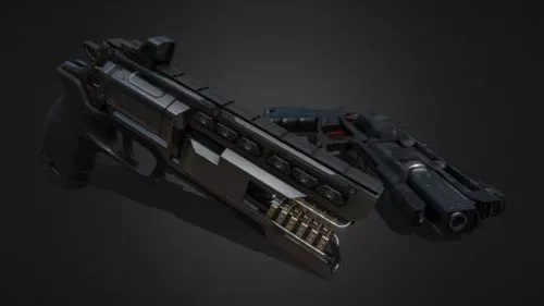 Modern Crossbow With Sniper 3d model