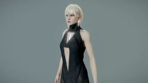 Sci-fi Beauty Girl 3d model Sci-fi Beauty Girl 3d model