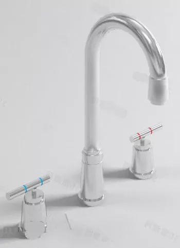 Senior Faucet Set 3d model Senior Faucet Set 3d model