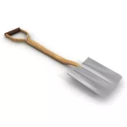 Rusty Shovel 3d model