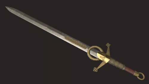 Gothic Sword 3d model Gothic Sword 3d model