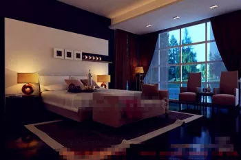 Modern Business Type Bedroom Interior 3d model Modern Business Type Bedroom Interior 3d model