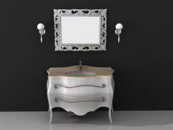 Art Sink With Leg 3d model