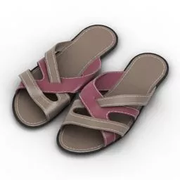 Beach Slippers 3d model