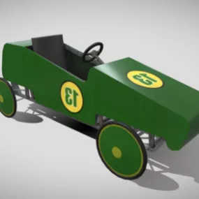 Soapbox Race Car 3d model