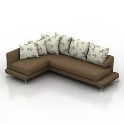 Sofa 8 Seats Chicago Chair 3d model