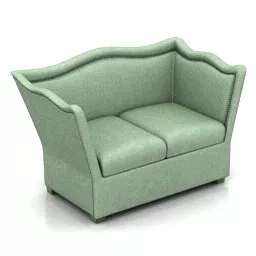 Loveseat Camel Sofa Ayate 3d model