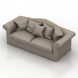 Camel Sofa Flamant Decor 3d model