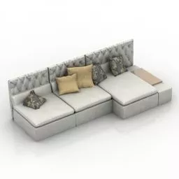 Home Sofa Frigerio 3d model Home Sofa Frigerio 3d model
