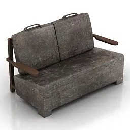 Modern Sofa Vitra 3d model Modern Sofa Vitra 3d model