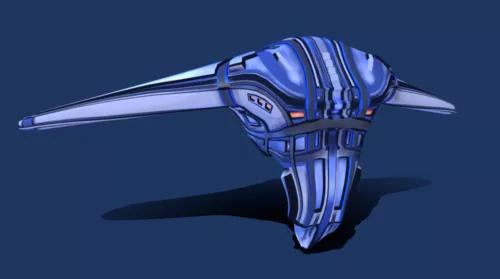 Dameron Spaceship Xwing 3d model